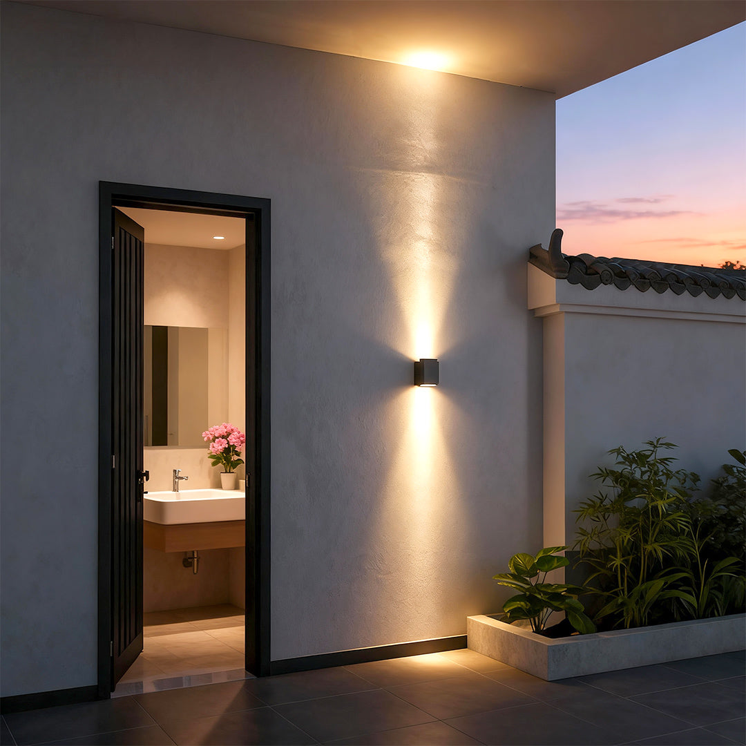 Outdoor Wall Wash Lights Bidirectional Square LED Lamp