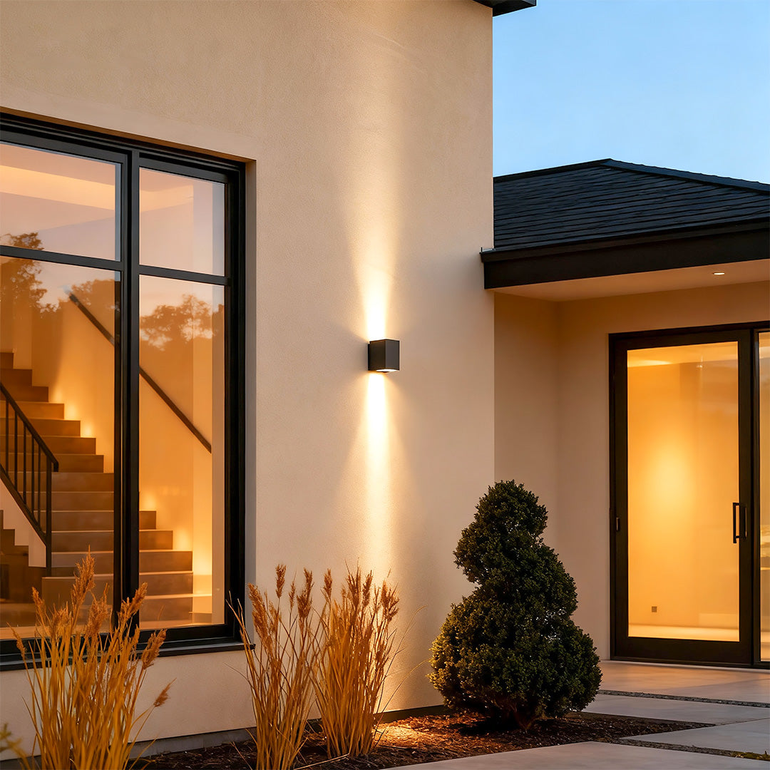 Outdoor Wall Wash Lights Bidirectional Square LED Lamp