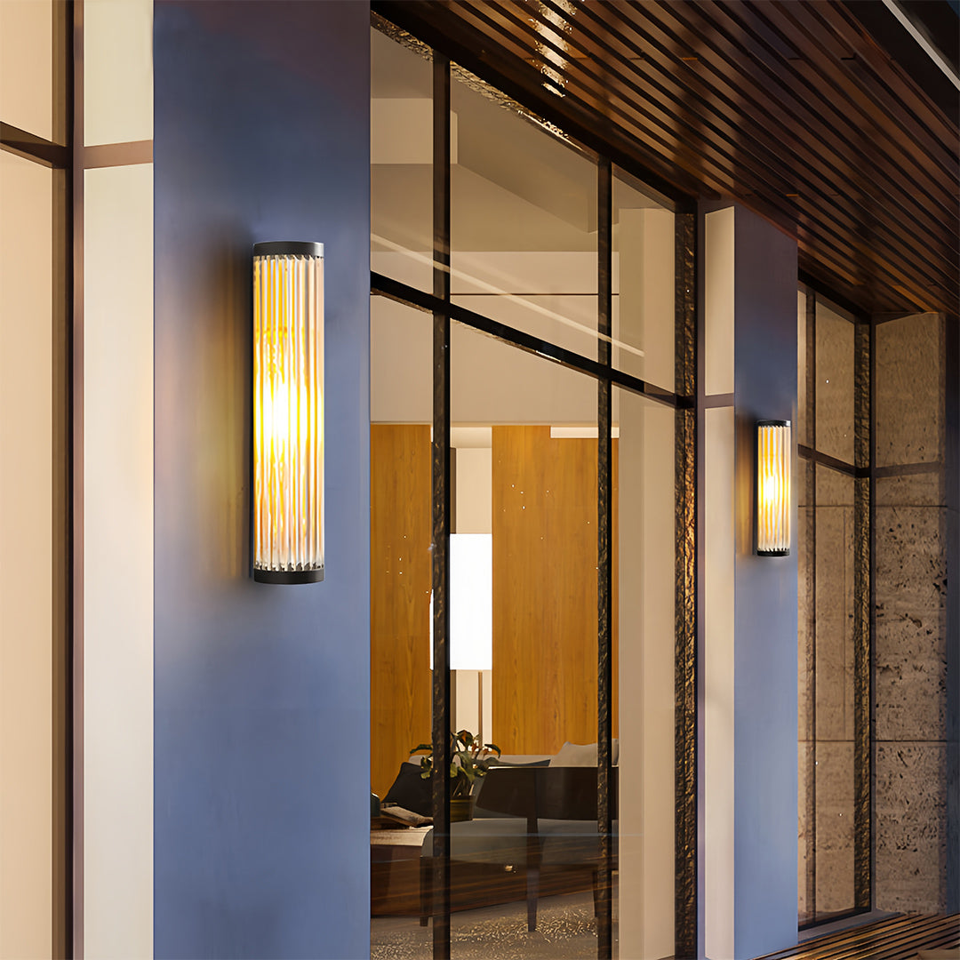 Outdoor Wall Led Light Outdoor Elegant Cylinder Waterproof Garden Lamp